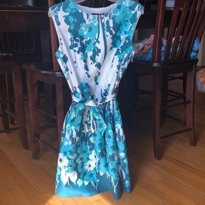 Blue and white Nine West dress